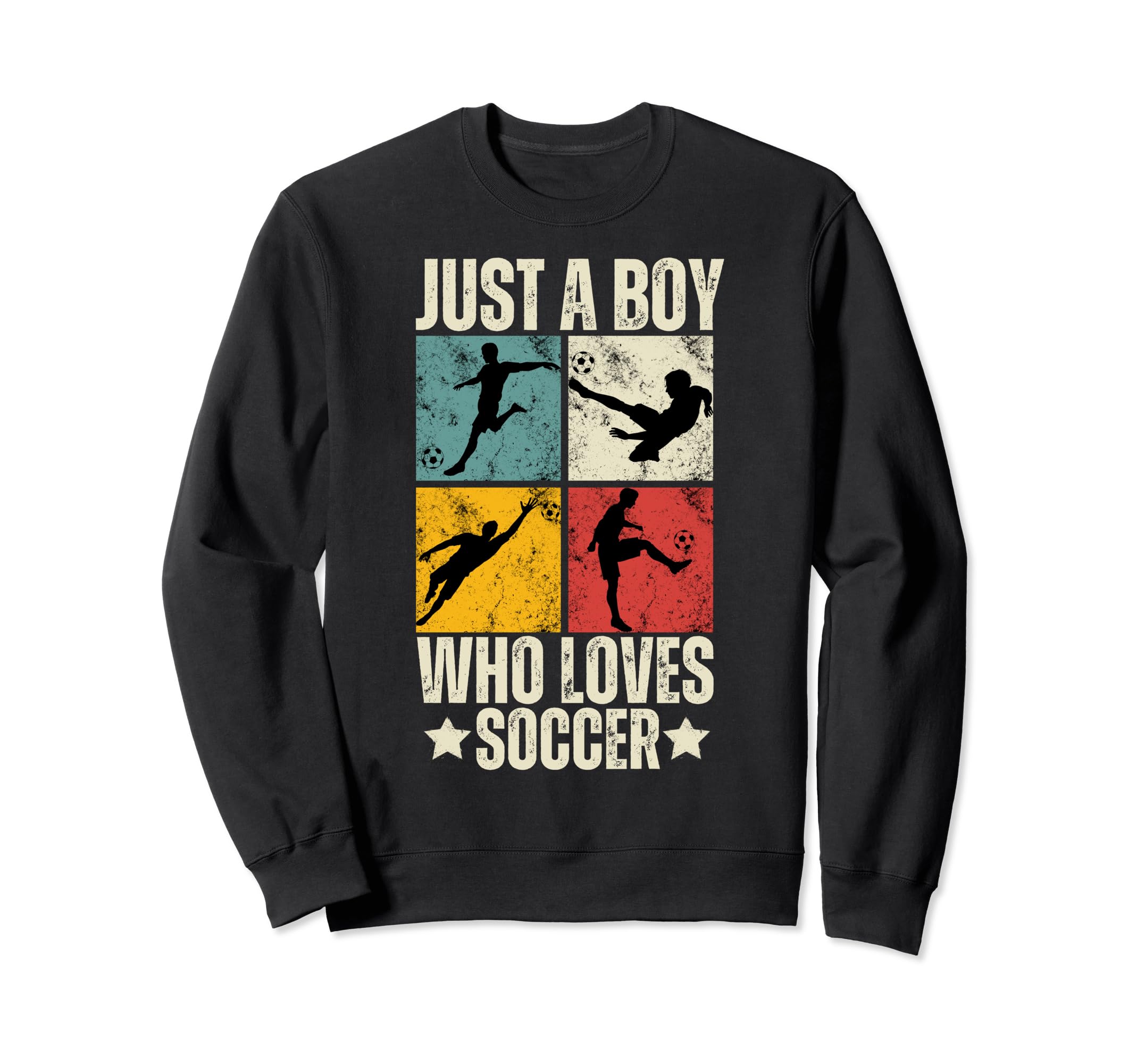 Just Who Loves Soccer Player Sweatshirt - Unique Graphic for Adults