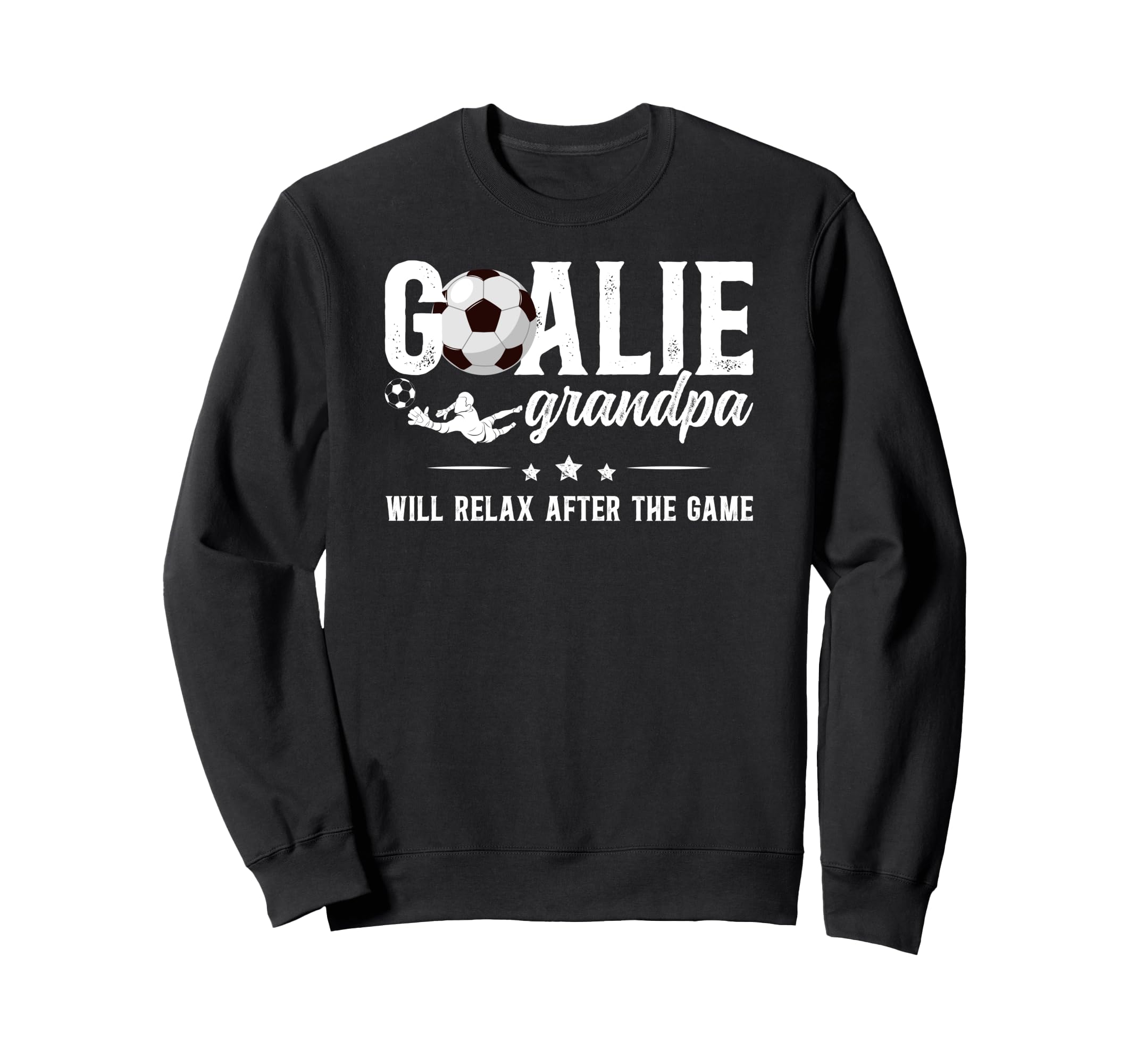 Funny Soccer Goalie Grandpa Sweatshirt - Streetwear Style for Adults