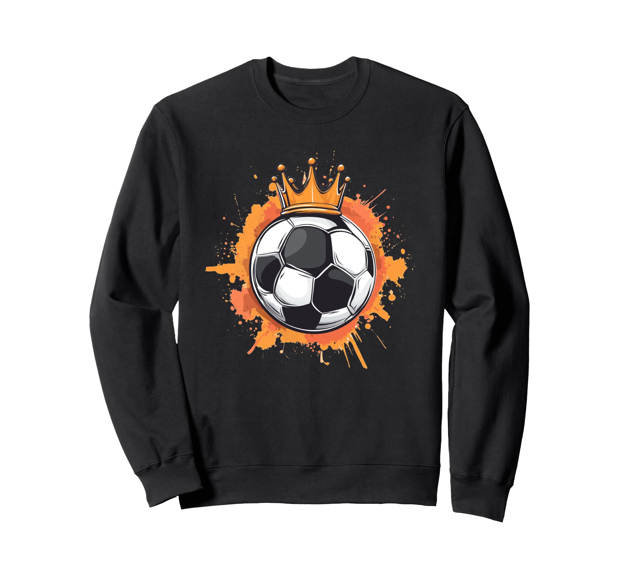 Soccer Ball Regal Touch Costume Sweatshirt - Trendy Graphic Unisex