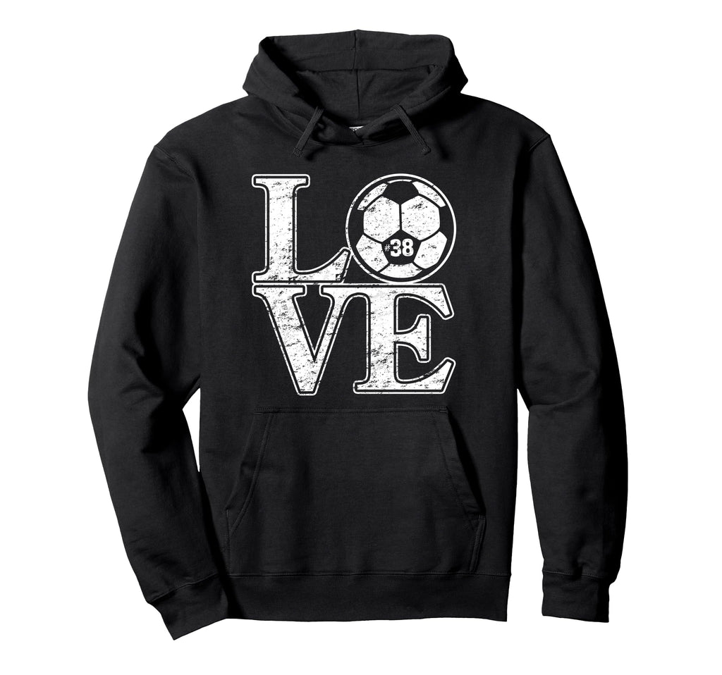 Soccer 38 Soccer Mom Dad Favorite Hoodie - Casual Everyday Wear Unisex