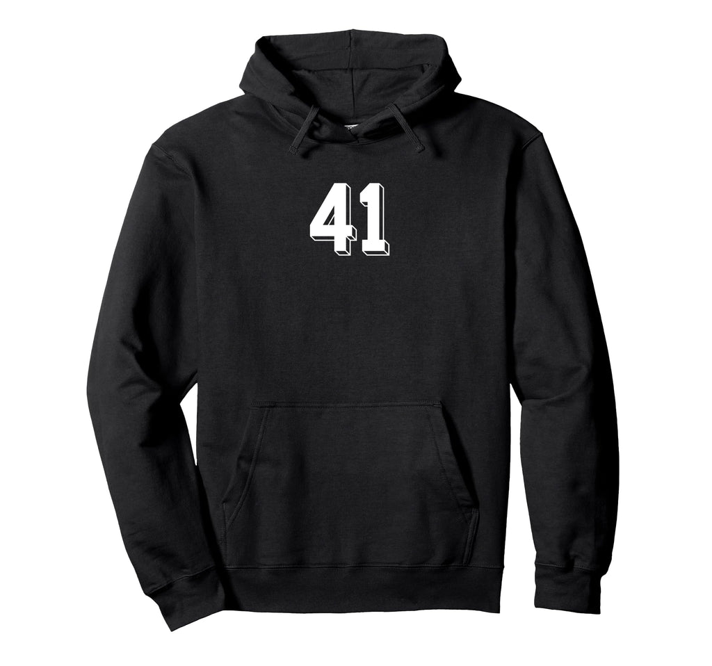 Number 41 80S 90S Soccer Team Jersey Hoodie - Streetwear Style Men Women