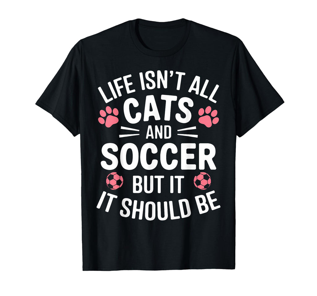 Soccer Player Soccer Lovers Cats Sweatshirt - Graphic Print for Adults