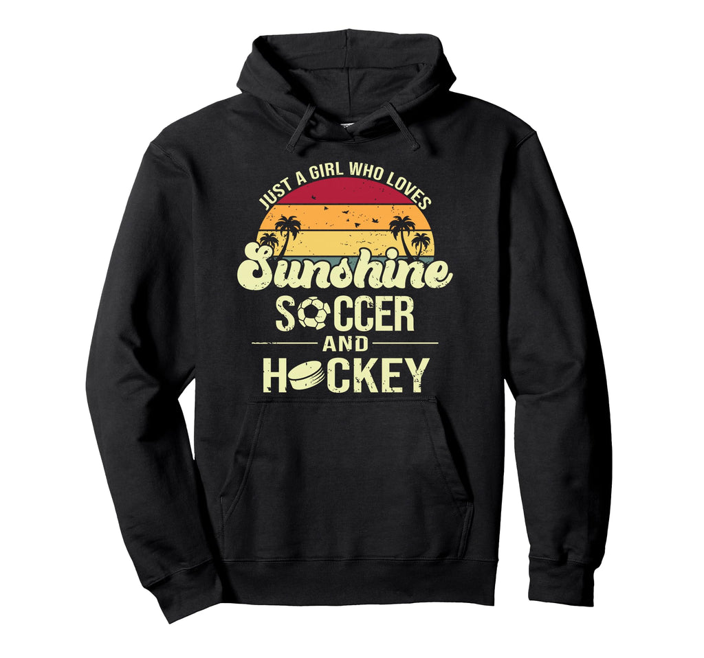 Just Who Loves Sunshine Soccer Hockey Hoodie - Custom Art Print Men Women