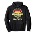 Just Who Loves Sunshine Soccer Hockey Hoodie - Custom Art Print Men Women