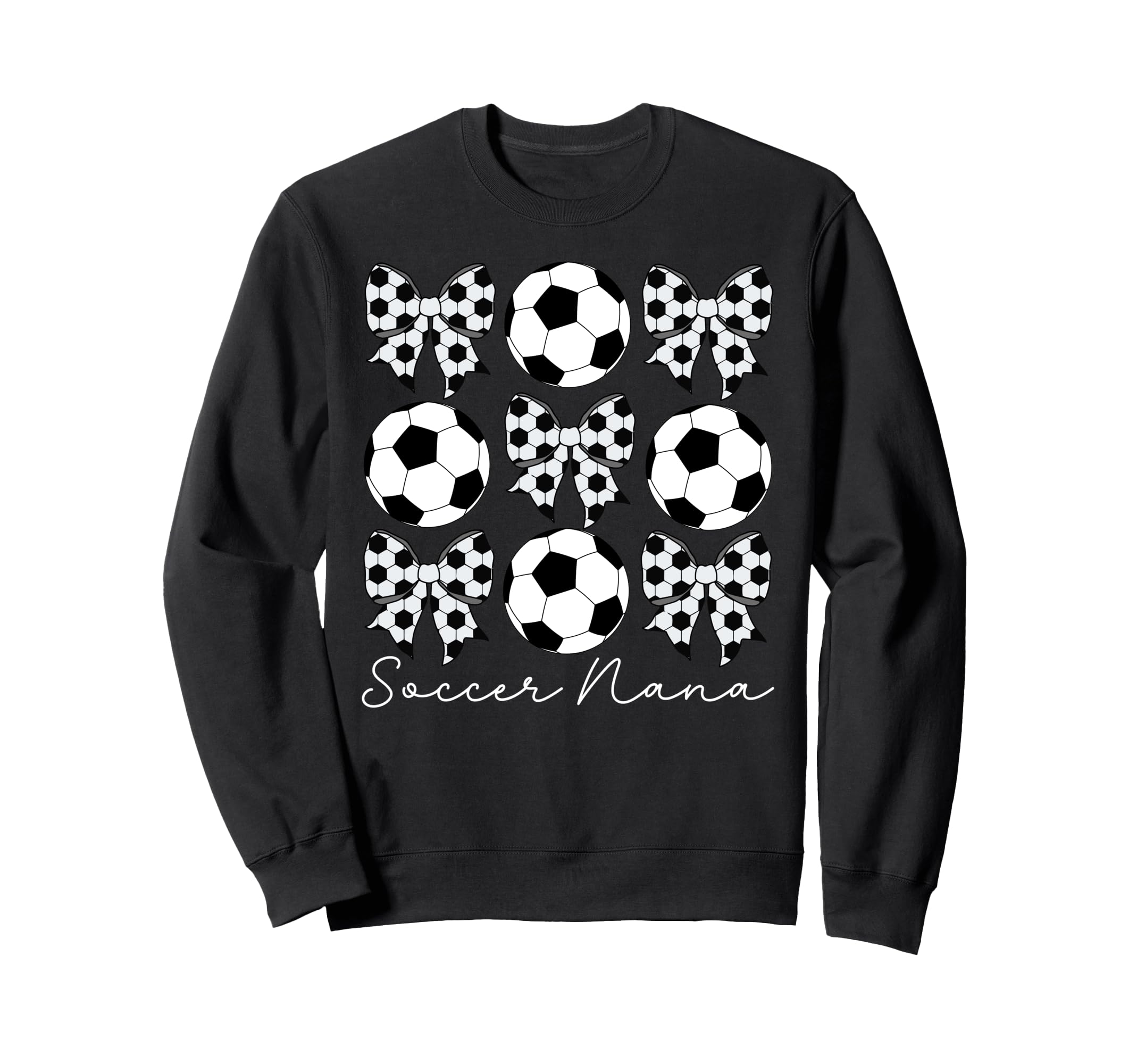 Soccer Nana Coquette Nana Soccer Sweatshirt - Streetwear Style Men Women