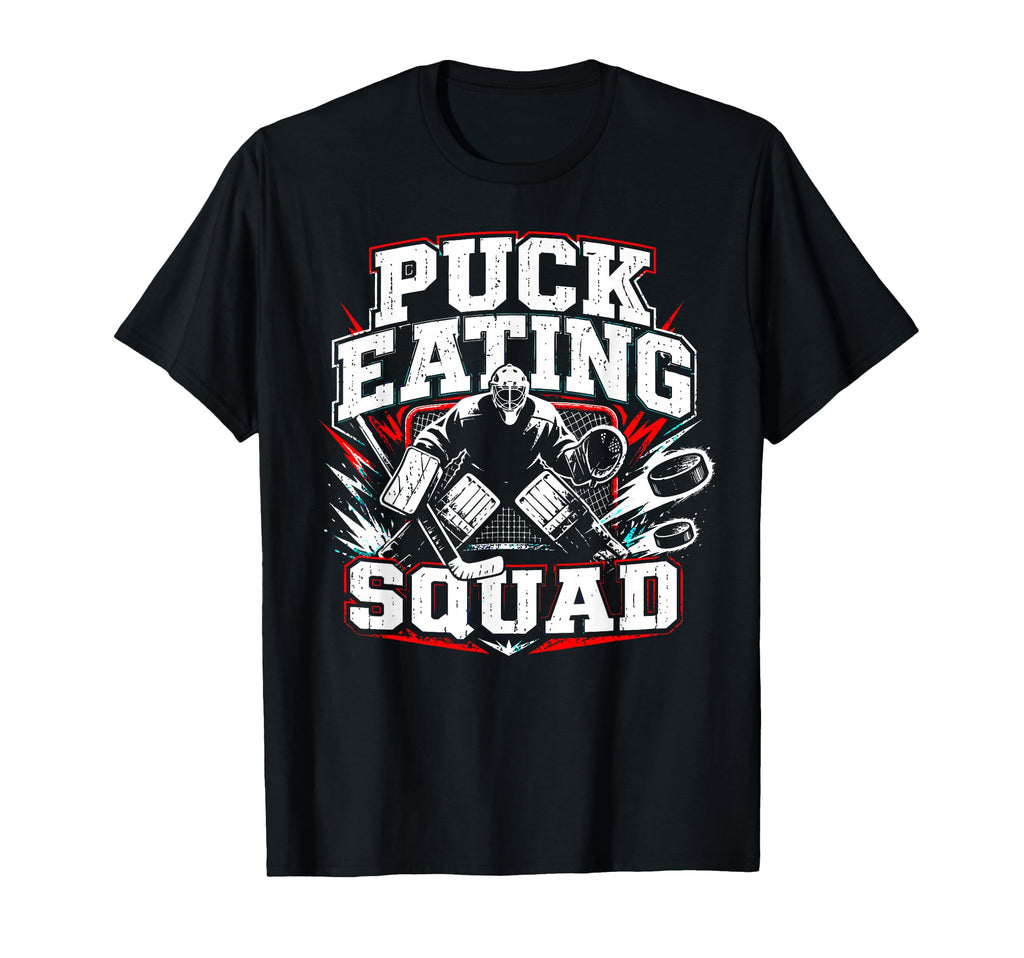 Ice Hockey Goalie Team Goalkeeper Hockey T-Shirt - Trendy Graphic Men Women