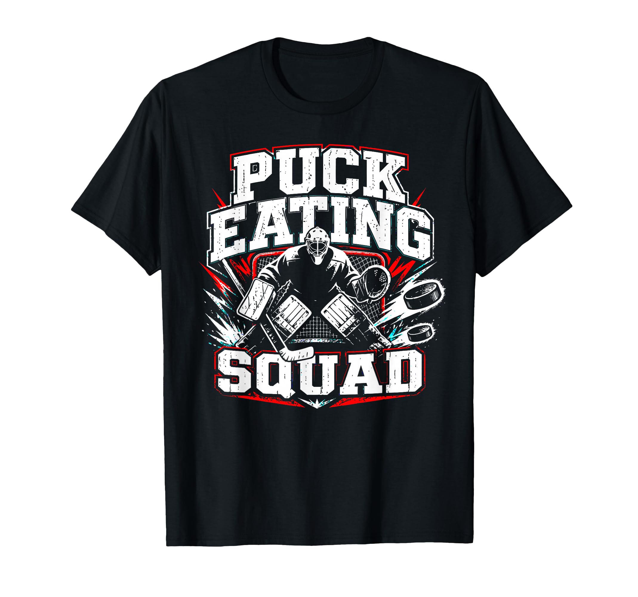 Ice Hockey Goalie Team Goalkeeper Hockey T-Shirt - Trendy Graphic Men Women