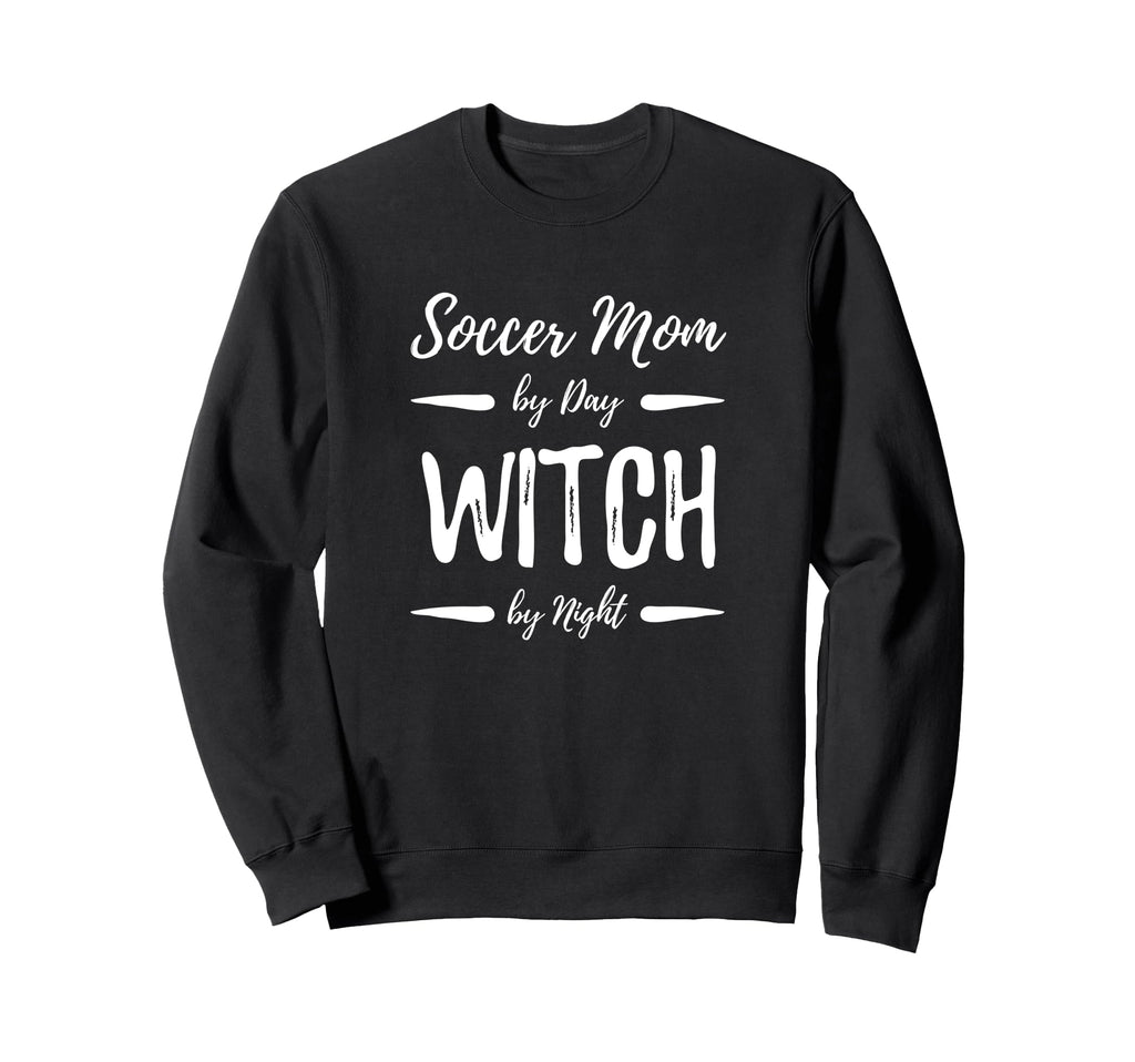 Soccer Mom Witch Funny Halloween Sweatshirt - Trendy Graphic Men Women