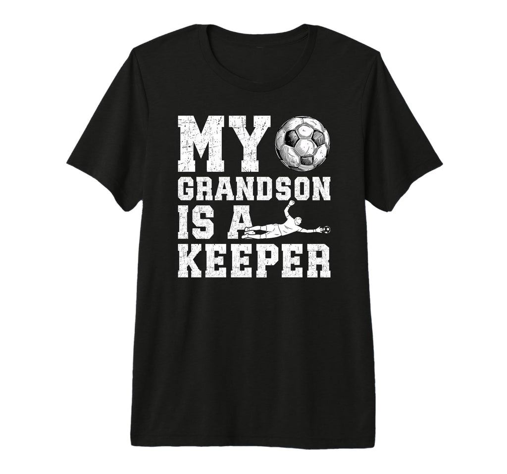 Mens Proud Soccer Keeper Pops T-Shirt - Casual Everyday Wear for Adults