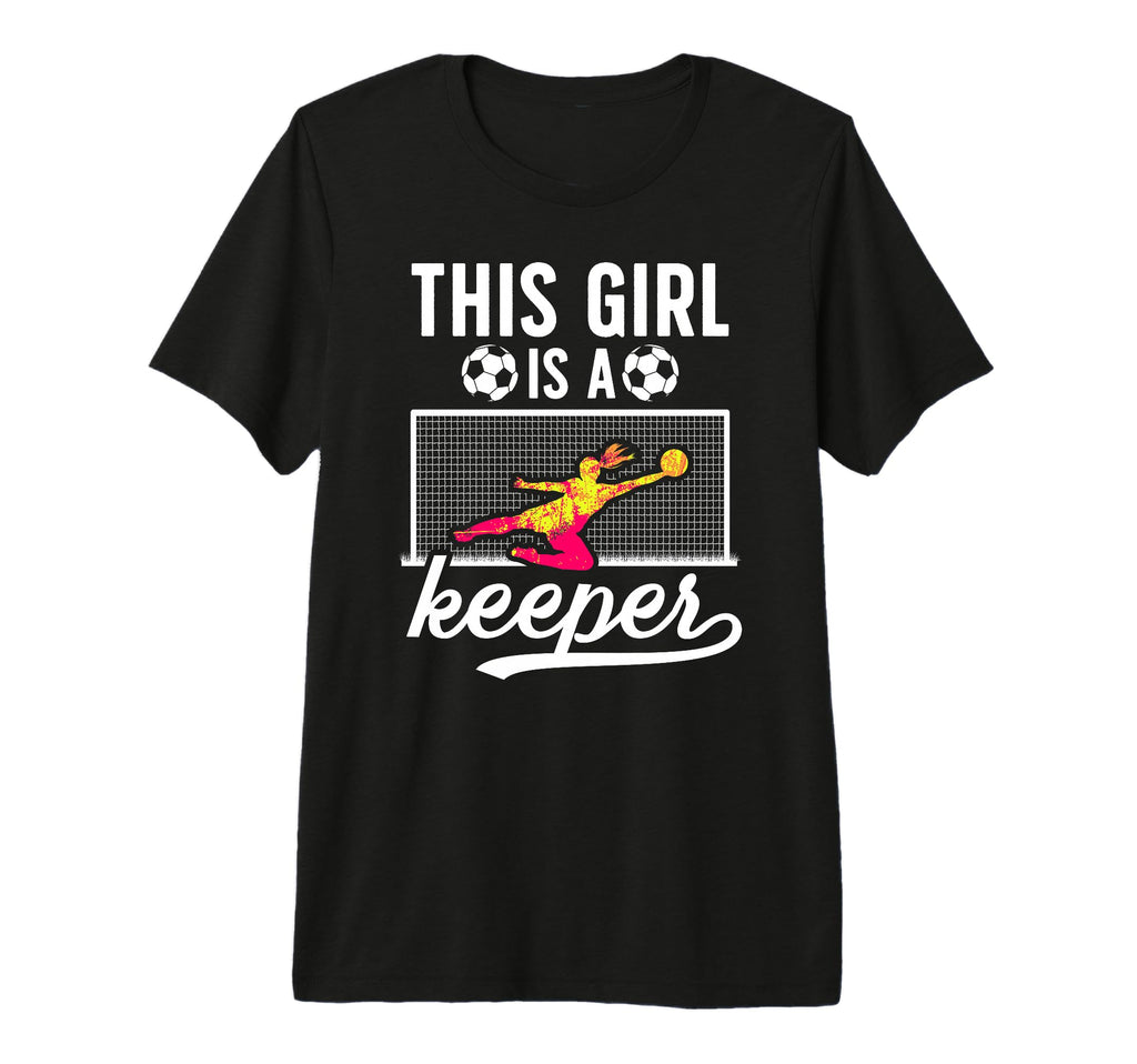 This Is Keeper Soccer Goalkeeper Soccer T-Shirt - Graphic Print for Adults
