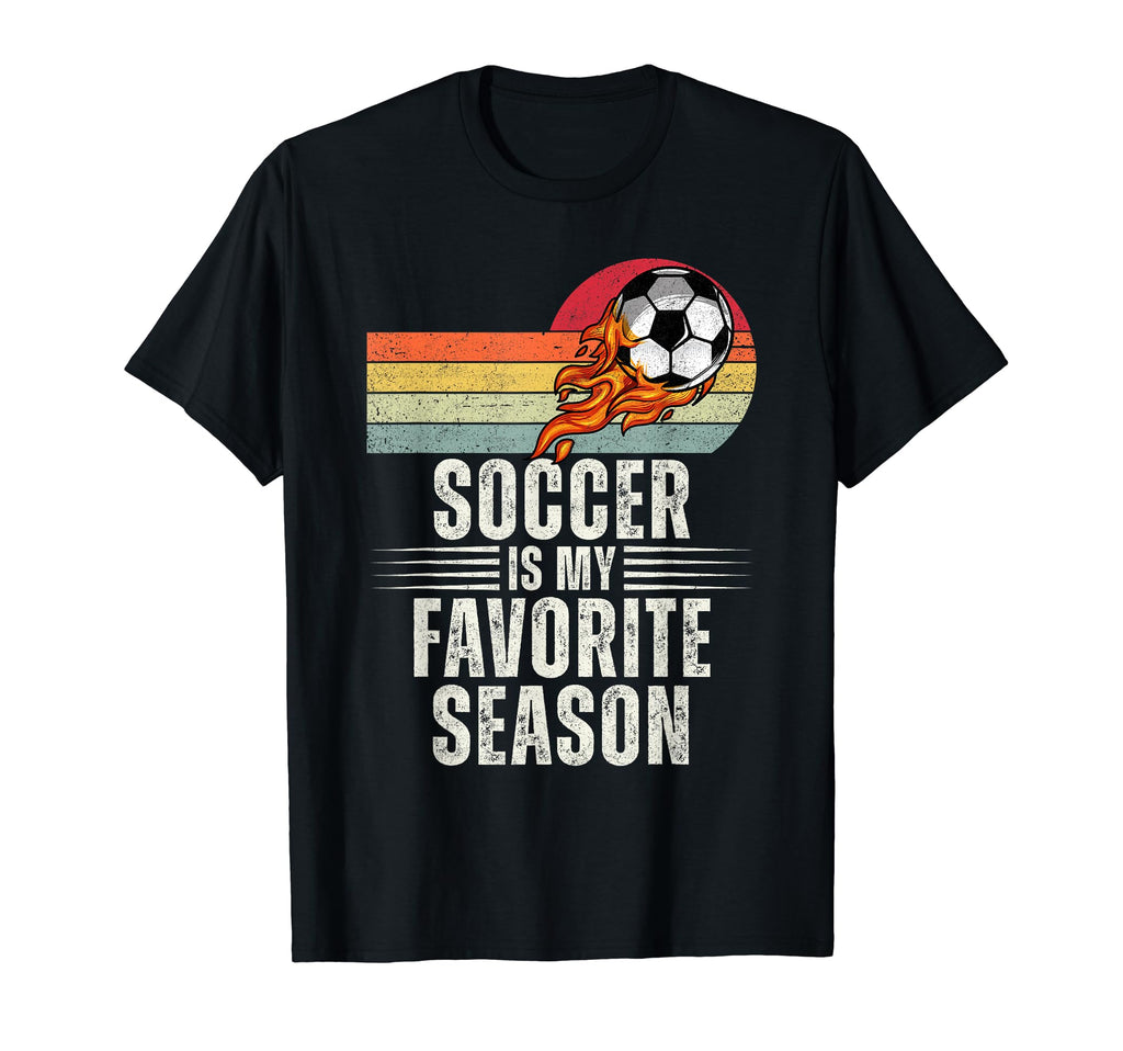 Soccer Is My Favorite Season Designs Sweatshirt - Unique Graphic Men Women