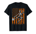 American Skeleton Soccer Player Usa T-Shirt - Custom Art Print for Adults