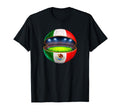 Mexican Flag Soccer Stadium Inside Ball T-Shirt - Minimalist Print Unisex