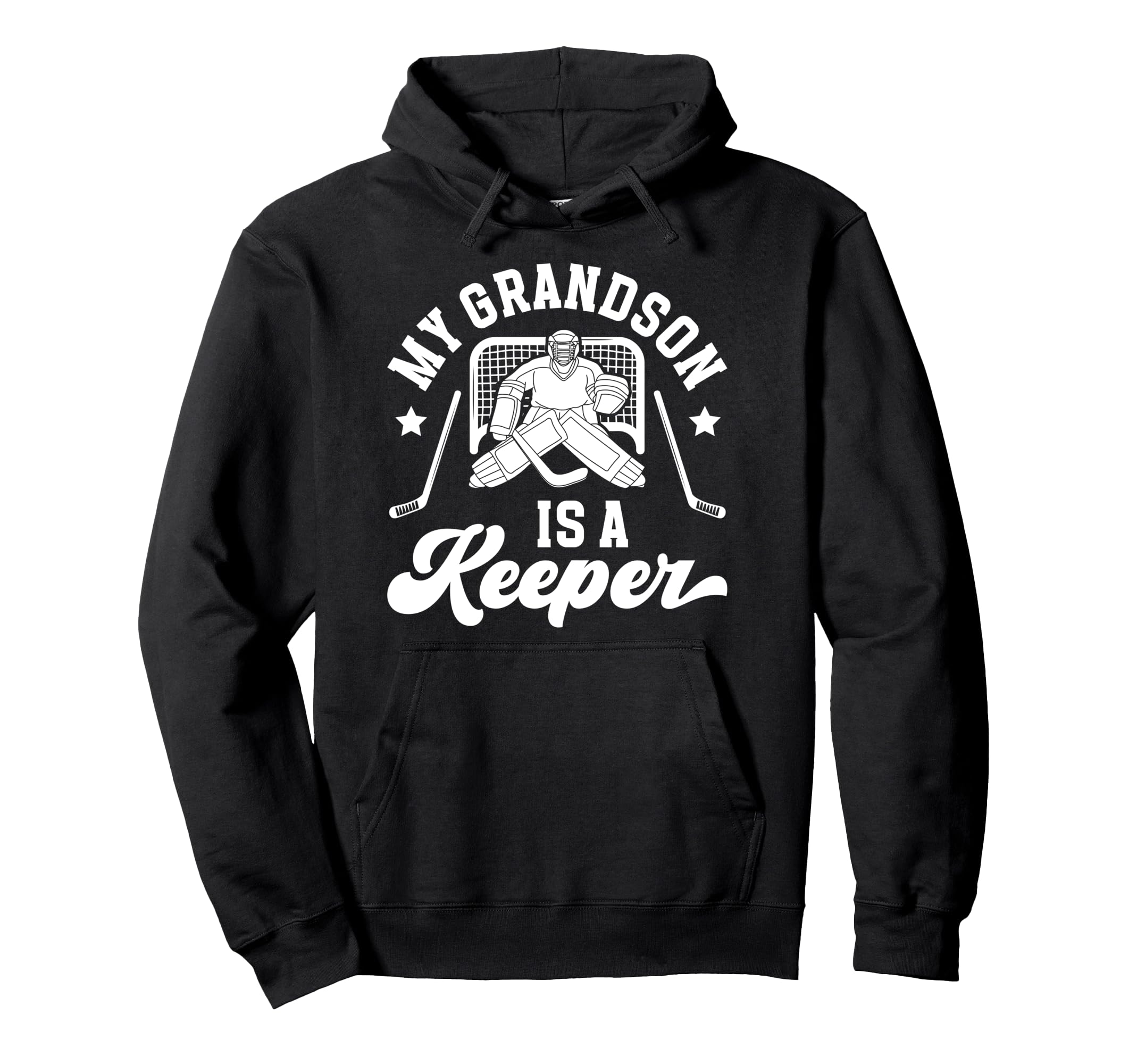 Proud Hockey Keeper Pop Pop Ice Hoodie - Aesthetic Graphic Men Women