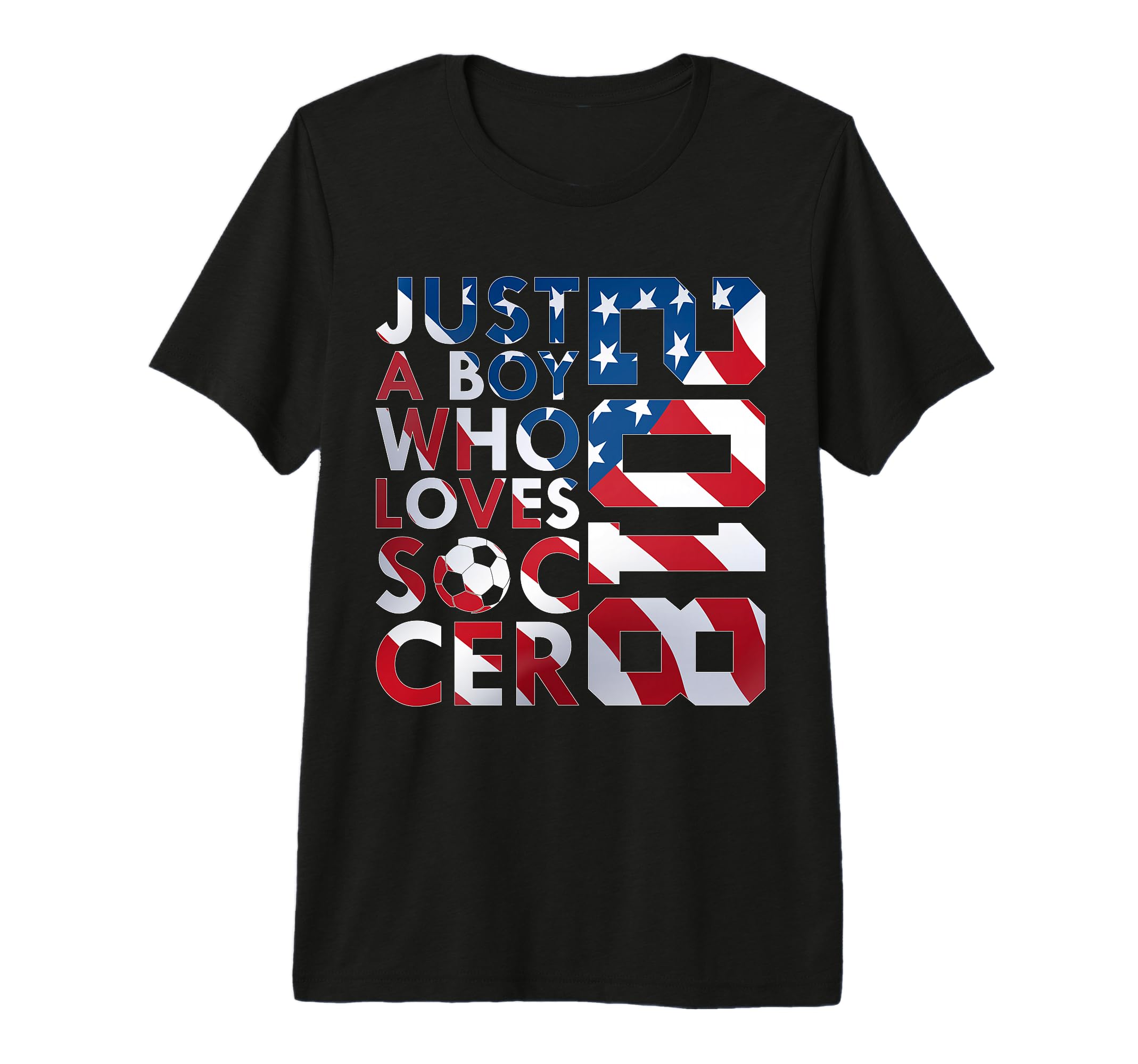 Mens 2018 Just Who Loves Soccer 8Th T-Shirt - Custom Art Print for Adults