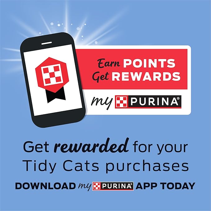 Purina Tidy Cats LightWeight Free and Clean Unscented, Multi-Cat, Clumping, 99.9 Percent Dust Free Cat Litter - 17 lb. Box
