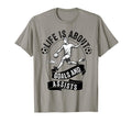 Lifes About Goals And Assists Soccer T-Shirt - Unique Graphic Men Women