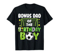 Soccer Bonus Dad Birthday Party Soccer T-Shirt - Unique Graphic for Adults