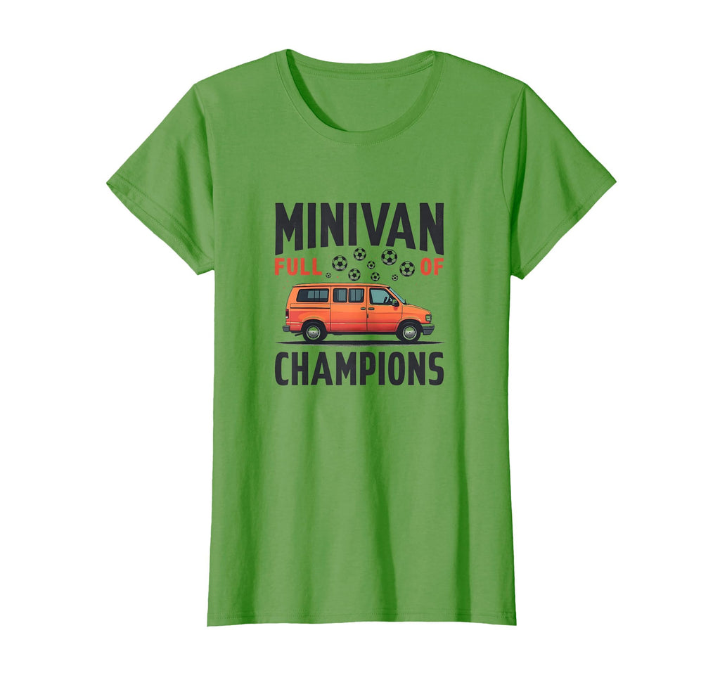 Minivan Full Champions Soccer Mom T-Shirt - Custom Art Print Men Women