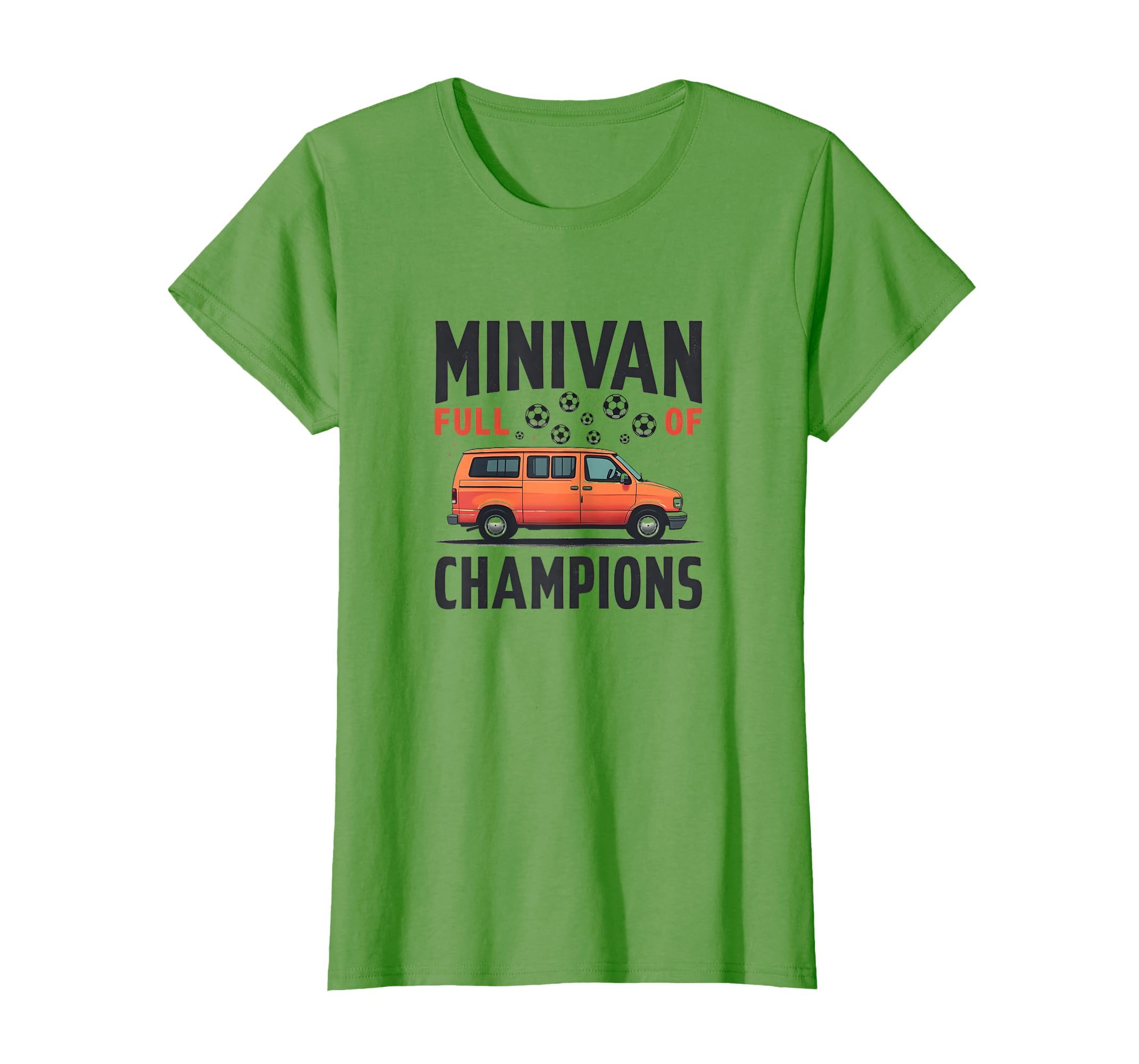 Minivan Full Champions Soccer Mom T-Shirt - Custom Art Print Men Women