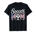Soccer Stars Stripes Distressed Football T-Shirt - Minimalist Print Unisex