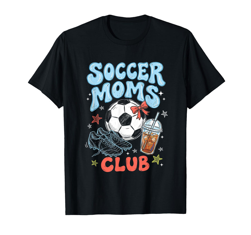 Soccer Moms Club Coquette Bow Gameday T-Shirt - Minimalist Print Men Women