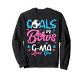 Gender Reveal Goals Or Bows G Ma Loves Sweatshirt - Novelty Apparel Unisex