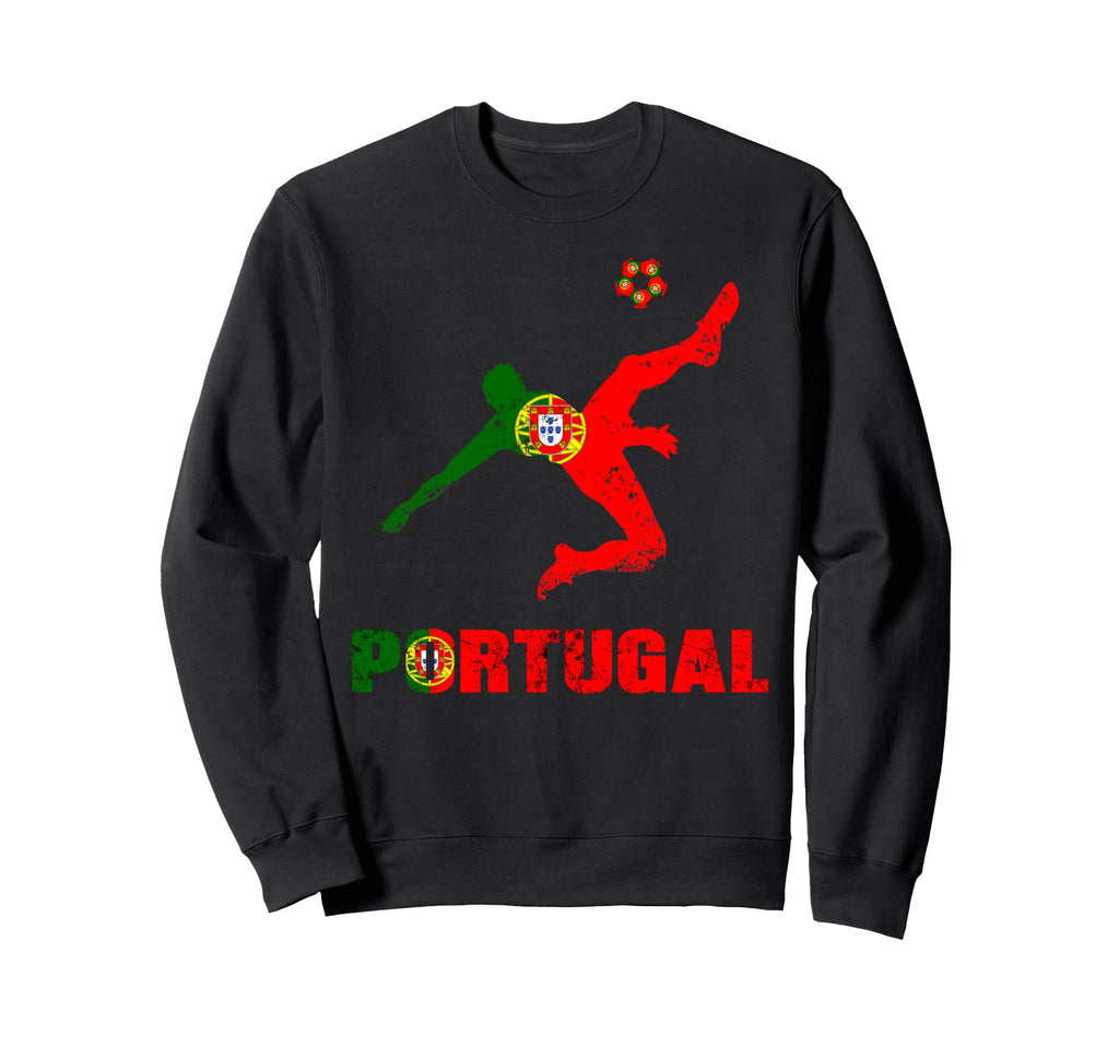 Portugal Soccer Football Game Sweatshirt - Aesthetic Graphic Men Women