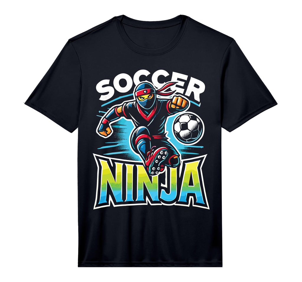 Soccer Ninja Training Sport Soccer T-Shirt - Unique Graphic for Adults