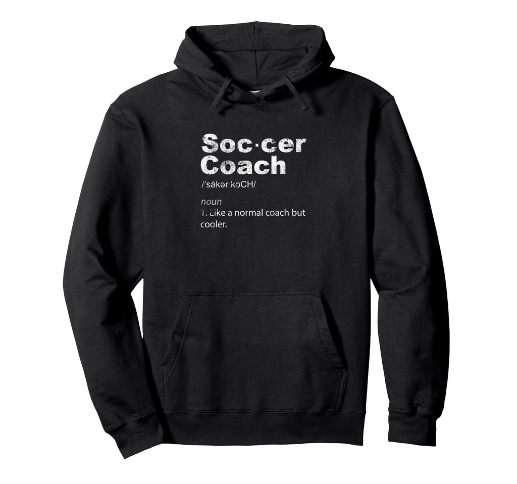 Soccer Coach Definition Sports Hoodie - Fun Novelty Design for Adults