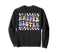 Groovy Soccer Keeper Sister Sweatshirt - Casual Everyday Wear Men Women