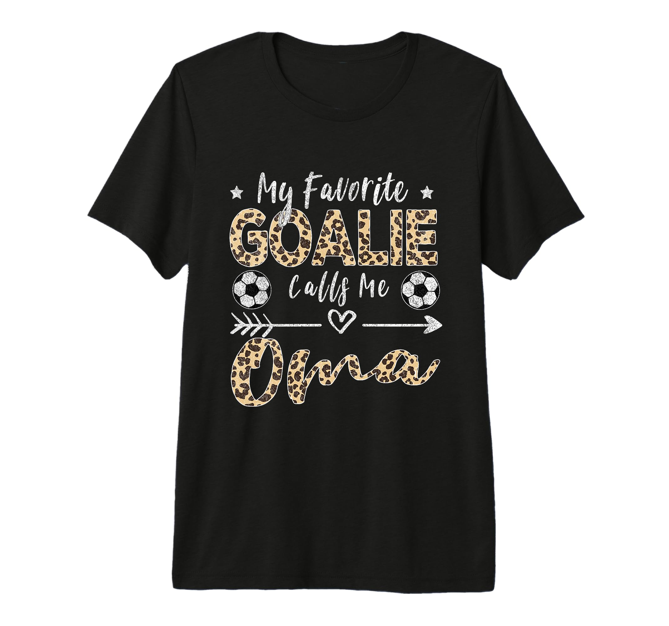 My Favorite Goalie Calls Me Oma German T-Shirt - Graphic Print Men Women