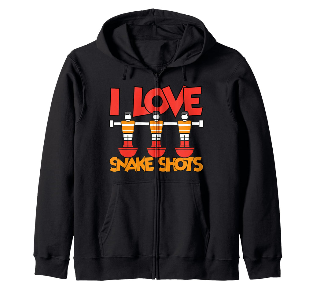 Funny Foosball Player Soccer Joke Hoodie - Graphic Print for Adults