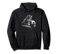 Soccer Cat Playing Football Kitten Fan Hoodie - Minimalist Print Men Women