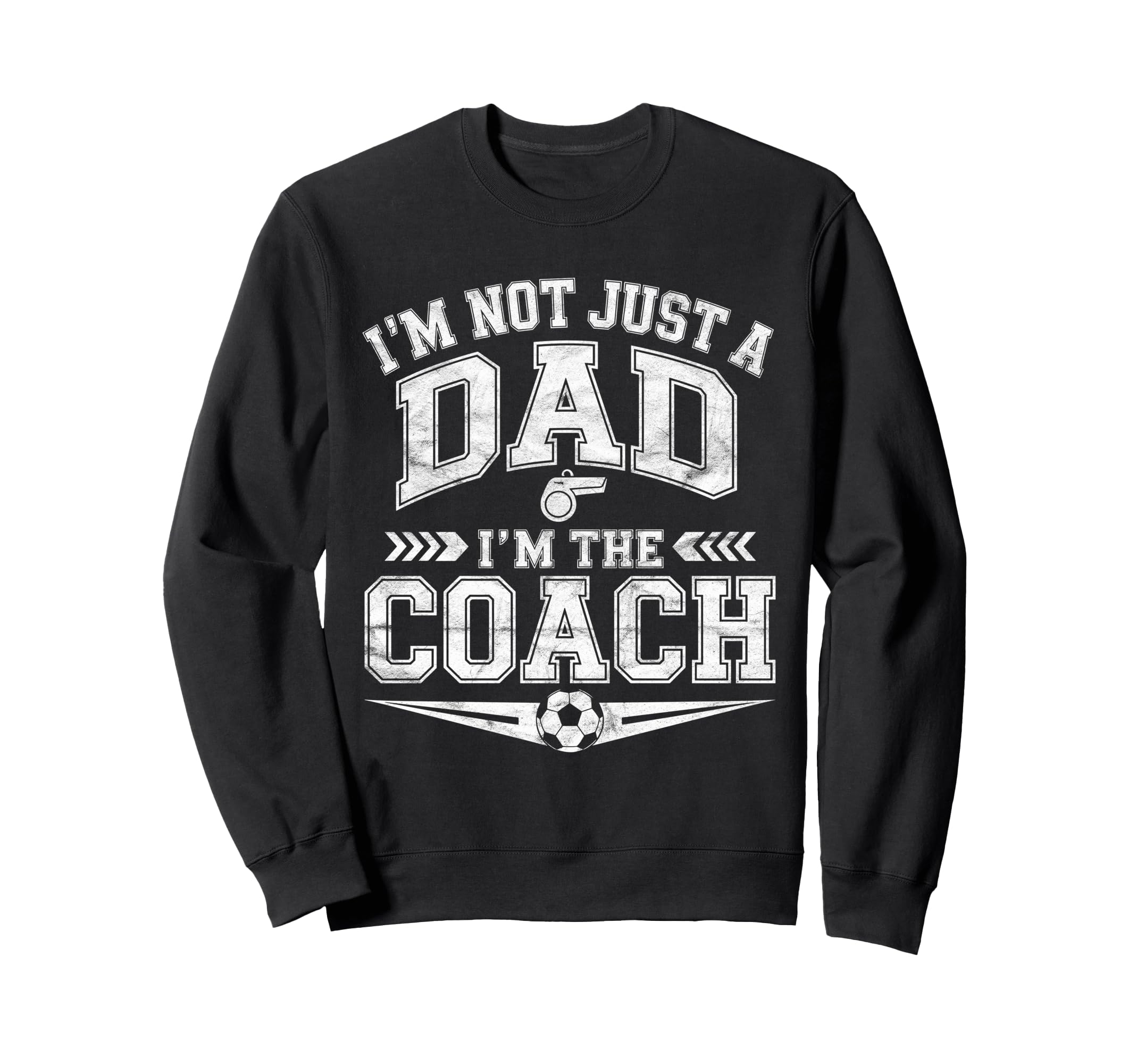 Soccer Dad Coach Funny Coaching Sweatshirt - Minimalist Print Men Women
