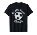 Wichita Falls Soccer Distressed 90S T-Shirt - Fun Novelty Design Men Women