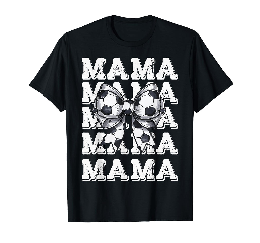 Coquette Soccer Mama Matching Family Bow T-Shirt - Aesthetic Graphic Unisex