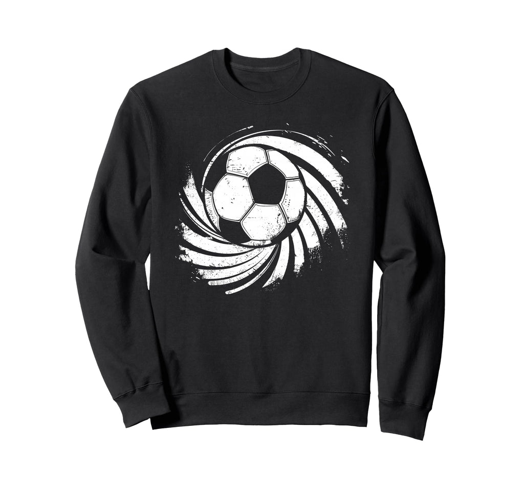 Soccer Drawing Footballer Goal Sweatshirt - Aesthetic Graphic Men Women
