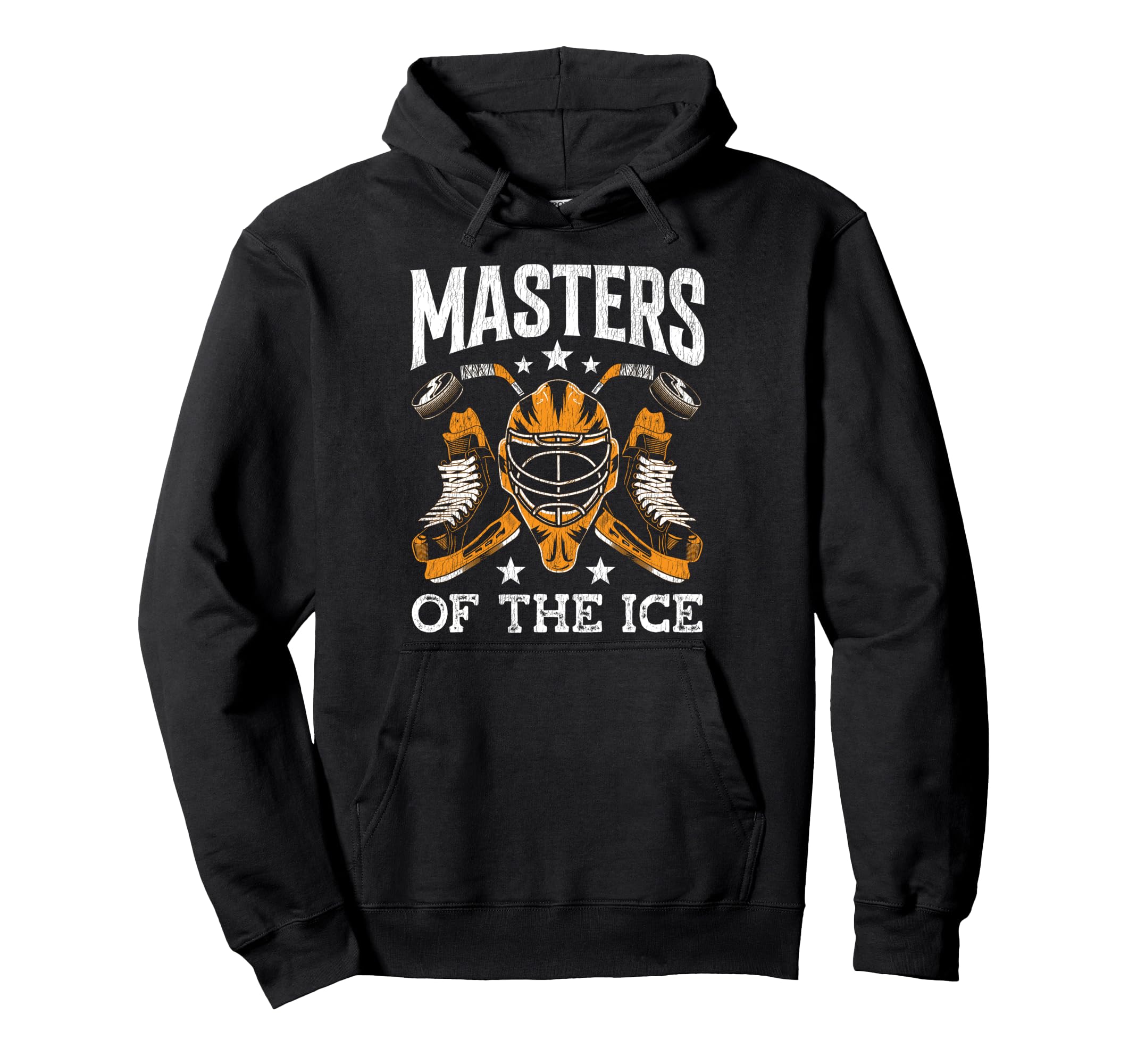 Ice Hockey Goalie Goalkeeper Masters Ice Hoodie - Graphic Print for Adults