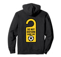Back Soccer Game Fan Watching Mode Hoodie - Novelty Apparel for Adults