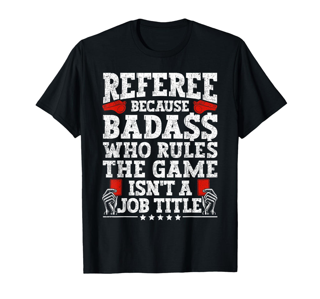 Soccer Ref Funny Soccer Referee T-Shirt - Minimalist Print Men Women