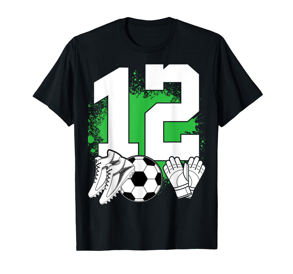 12 Years Old Soccer Lover Goalkeeper T-Shirt - Casual Everyday Wear Unisex