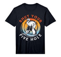 Mens Shut Your Five Hole Ice T-Shirt - Fun Novelty Design for Adults