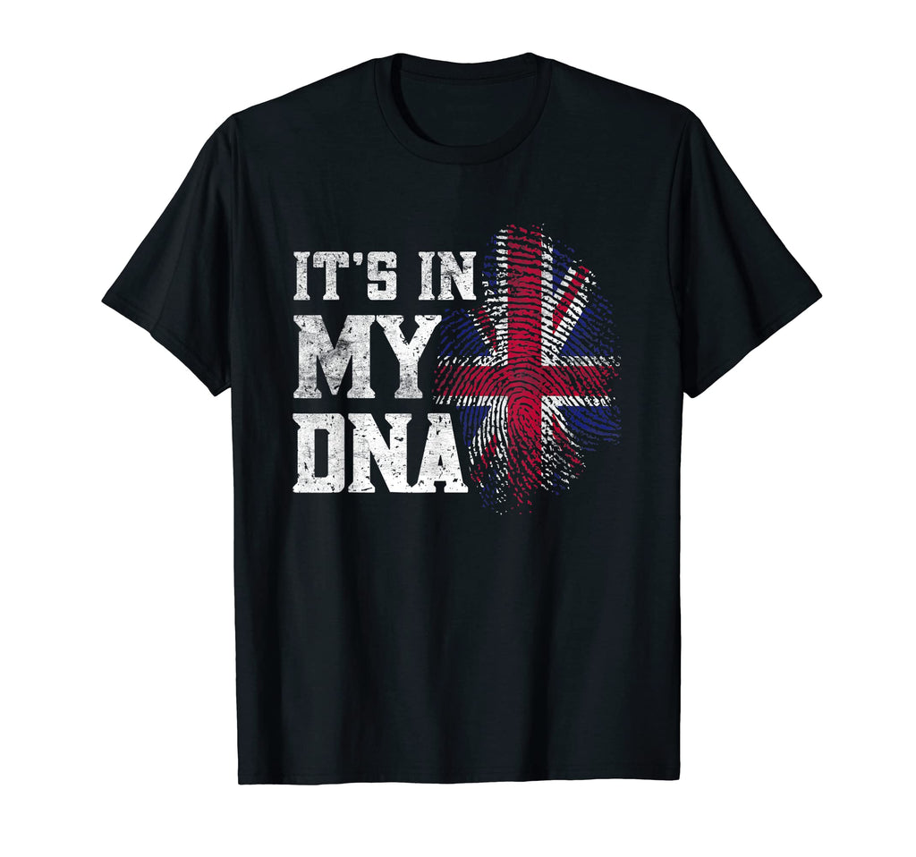 British Heritage Roots Britain Flag T-Shirt - Minimalist Print Men Women