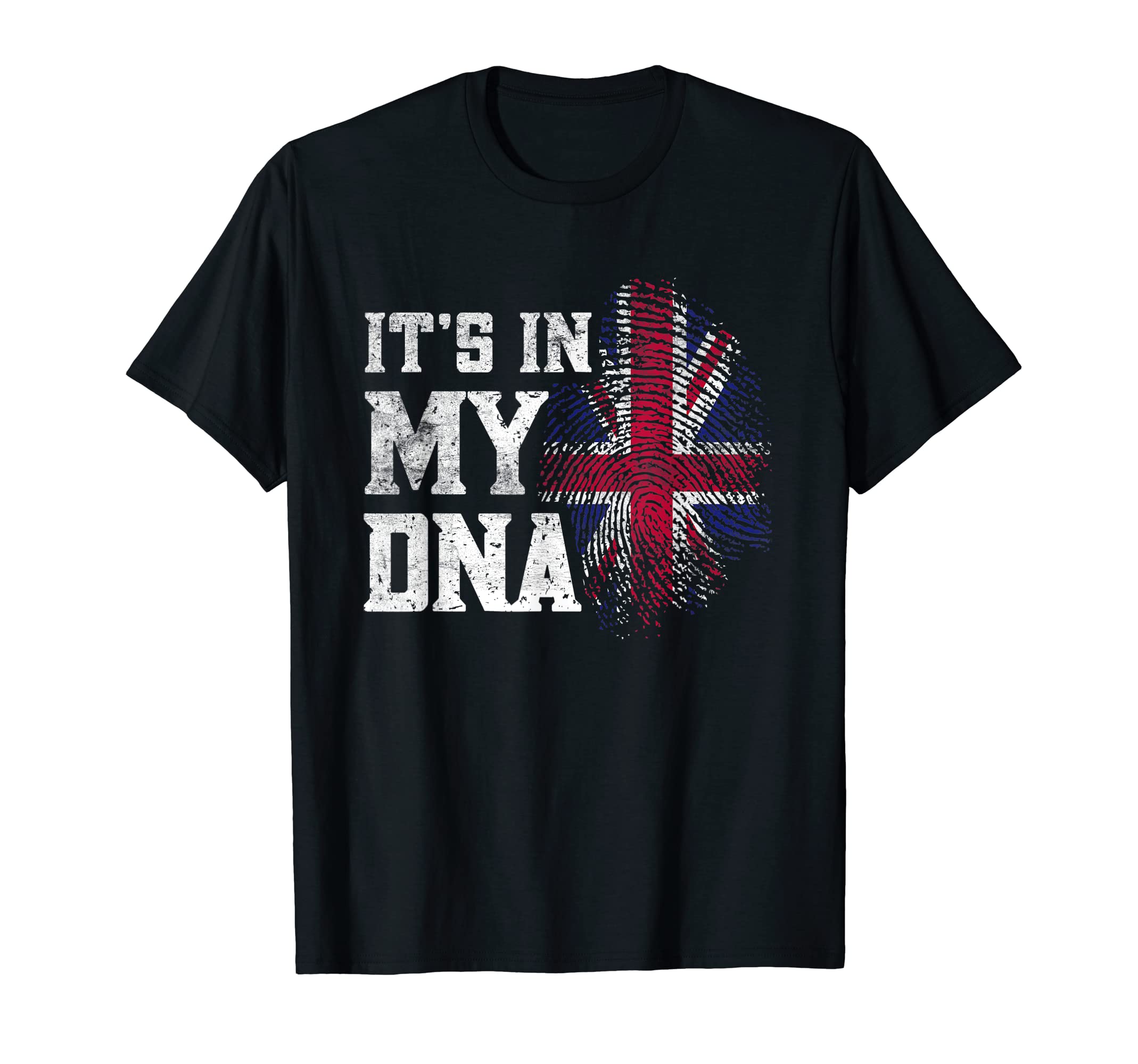 British Heritage Roots Britain Flag T-Shirt - Minimalist Print Men Women