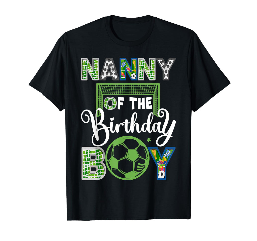 Nanny Birthday Soccer Baller Birthday T-Shirt - Trendy Graphic for Adults