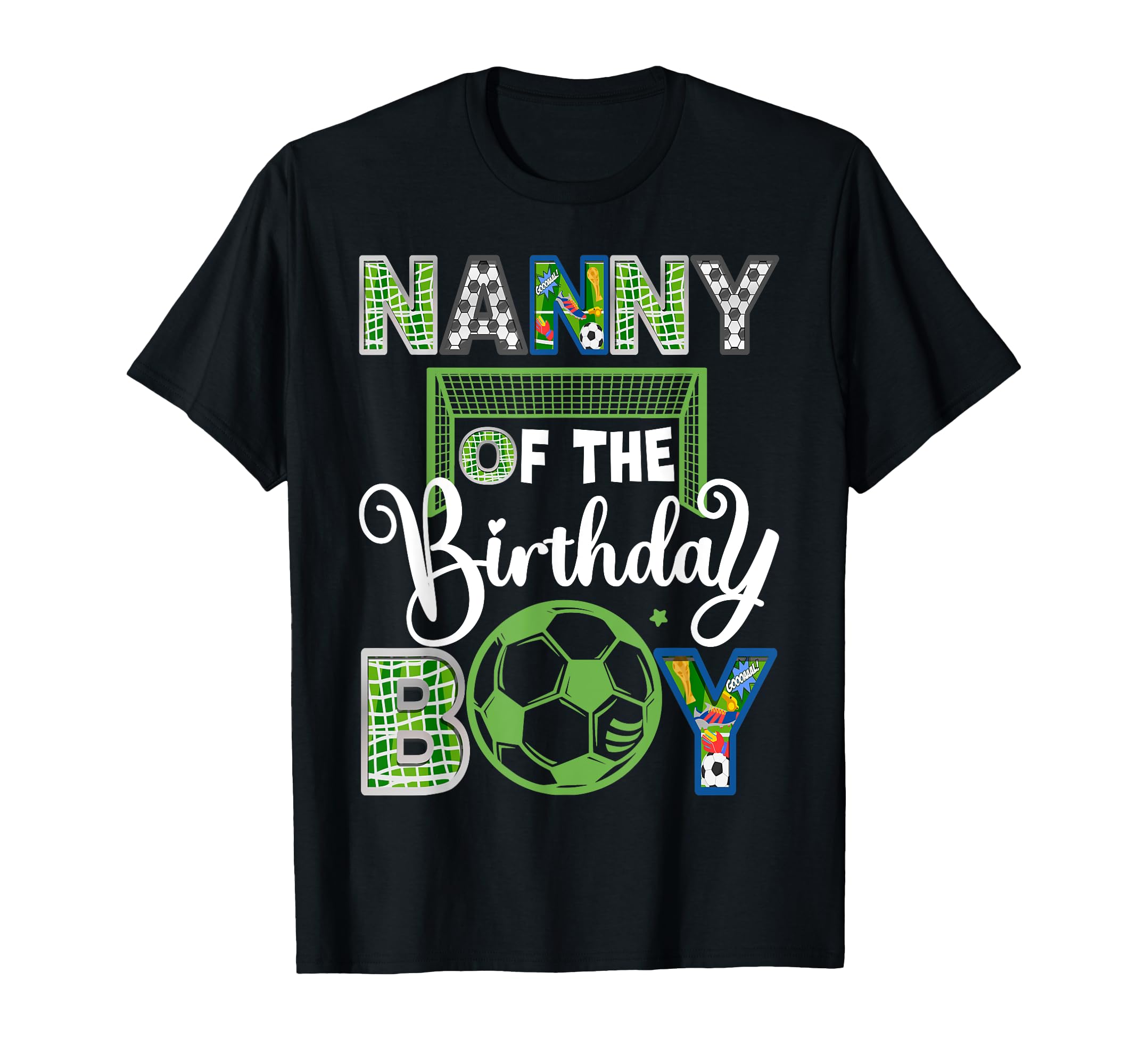 Nanny Birthday Soccer Baller Birthday T-Shirt - Trendy Graphic for Adults