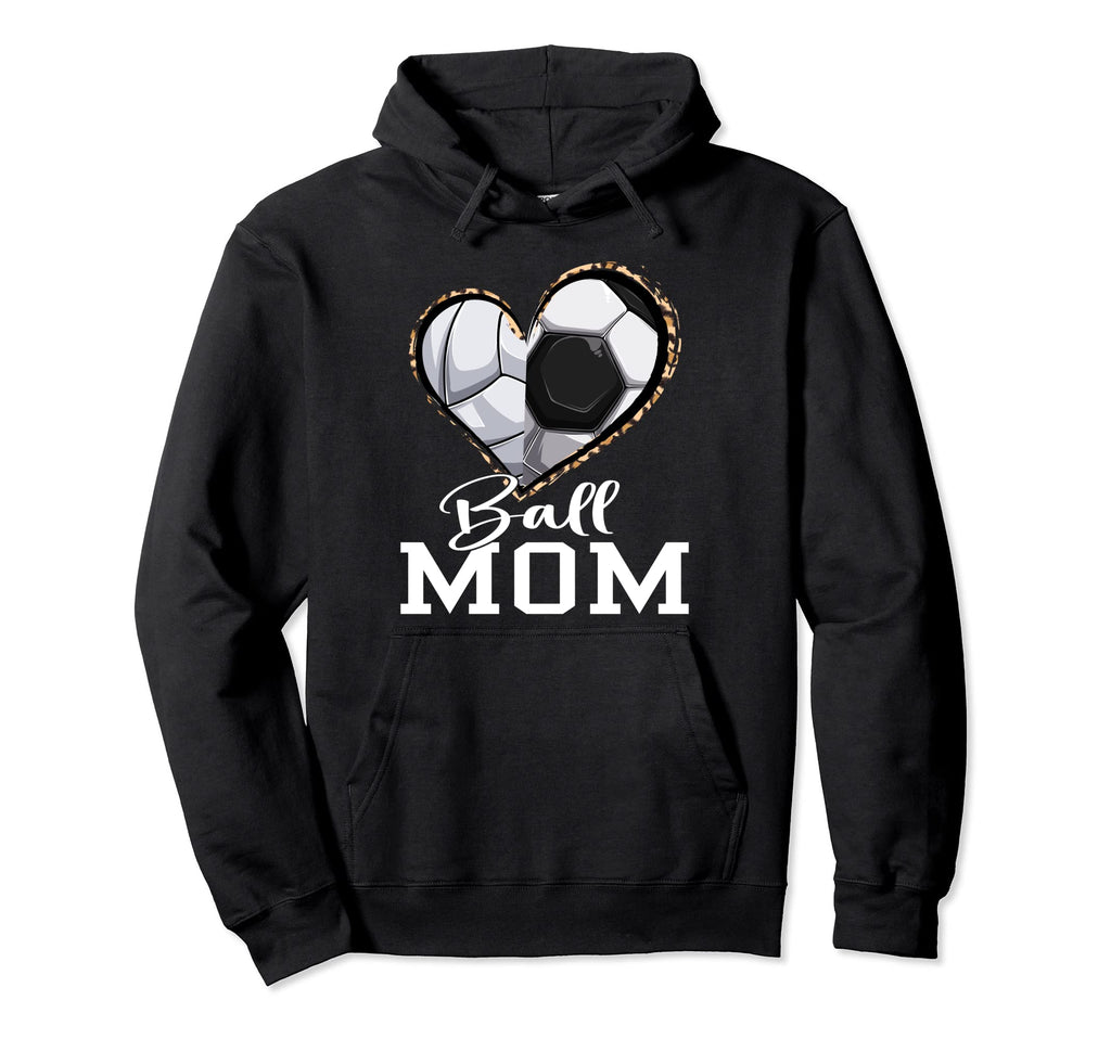 Volleyball Soccer Volleyball Ball Mom Hoodie - Aesthetic Graphic Men Women