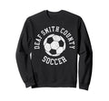 Deaf Smith County Soccer Distressed Sweatshirt - Aesthetic Graphic Unisex