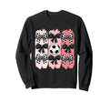 Soccer Coquette Bow Soccer Ball Sweatshirt - Minimalist Print for Adults